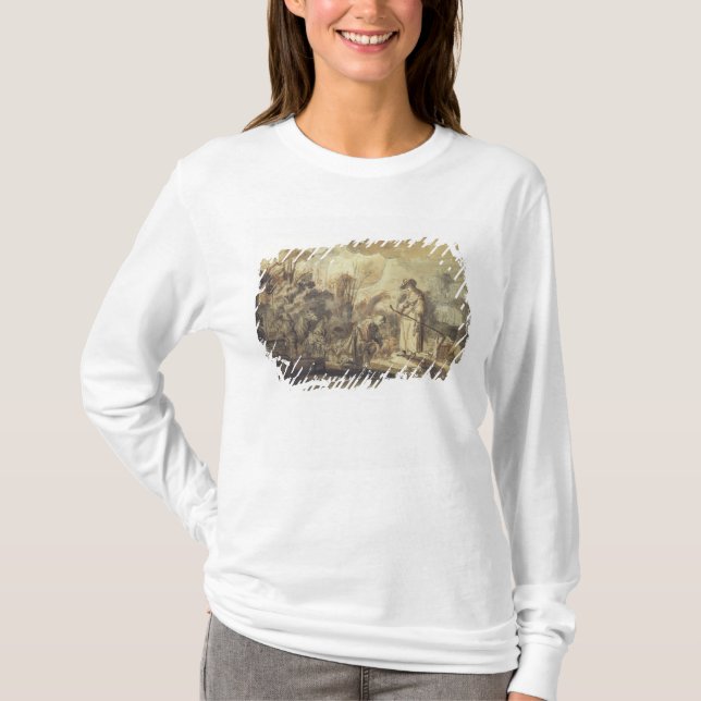 T-shirt Eliezer et Rebecca au puits (Devant)