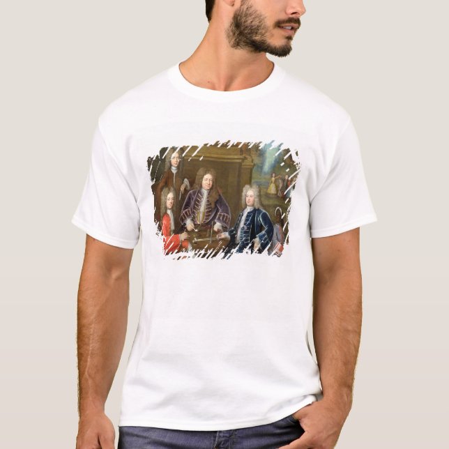 T-shirt Elihu Yale (1648-1721) le deuxième duc de Devonshi (Devant)