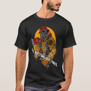 T-shirt Éliminer les incendies Pompiers Humours Mèmes pomp