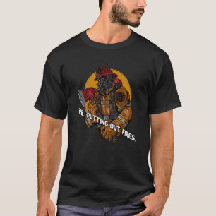 T-shirt Éliminer les incendies Pompiers Humours Mèmes pomp