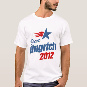 T-shirt Élisez Gingrich 2012
