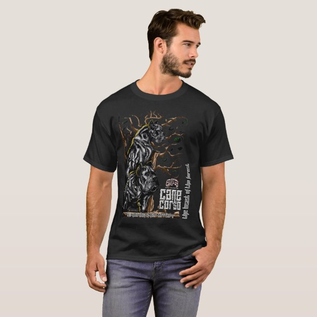T-SHIRT ÉLITE CANE CORSE TREE (Devant entier)