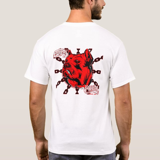 T-SHIRT ÉLITE CHAÎNES PITBULL (Dos)