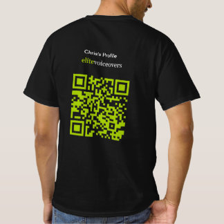 T-shirt EliteVoiceover Chris's Black T Shirt