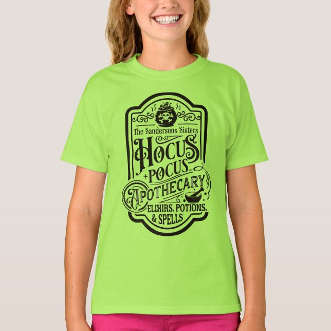 T-shirt Élixirs, potions et épisodes de l'apothèque Hocus  (Devant)