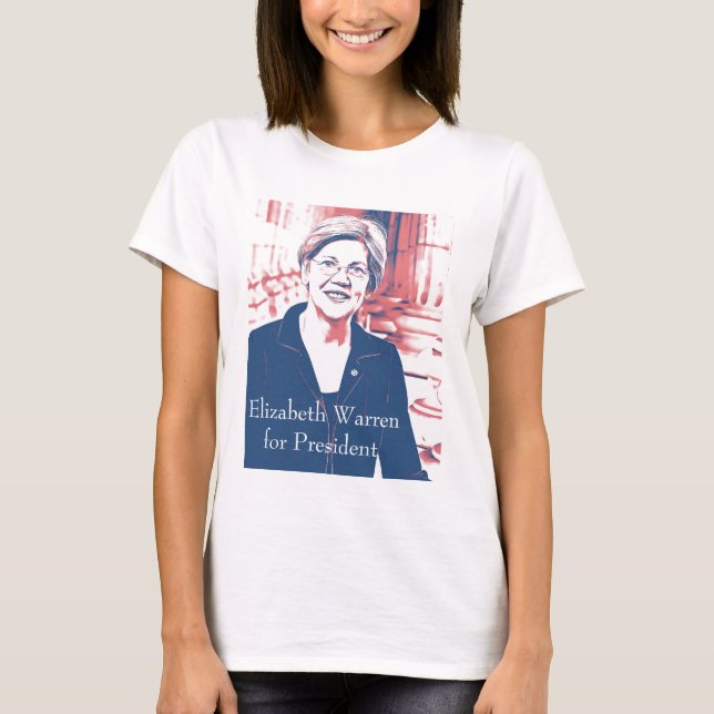 T-shirt Elizabeth Warren pour l'élection présidentielle de (Devant)
