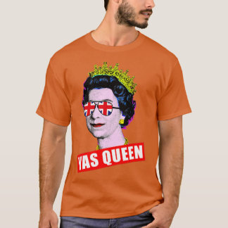 T-shirt Elizabeth Yas Reine avec lunettes de soleil Reine 