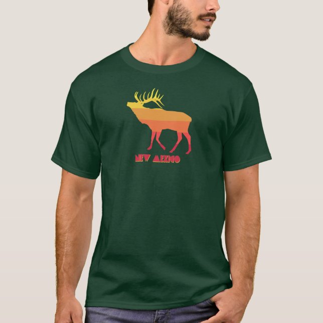 T-shirt Elk du Nouveau-Mexique (Devant)