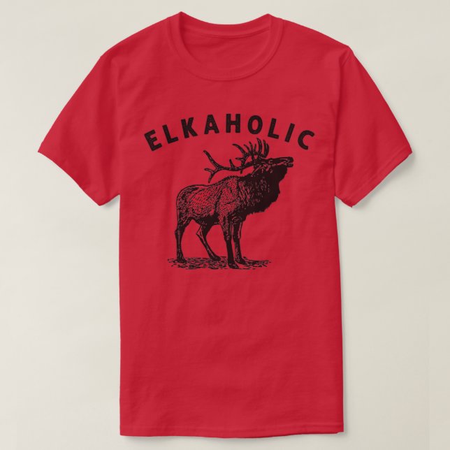 T-shirt Elkaholic (Design devant)