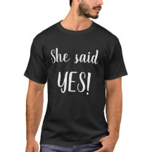 Elle A Dit OUI ! Chemise pour hommes