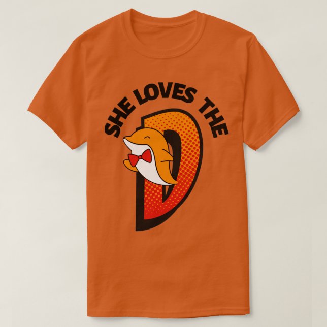T-shirt Elle adore le d (Design devant)