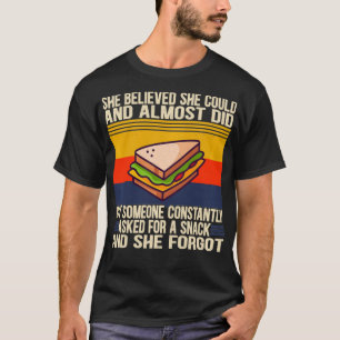 T-shirt Elle croyait qu'elle pouvait et presque l'a fait,