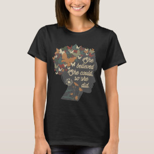 T-shirt Elle croyait qu'elle pouvait le faire