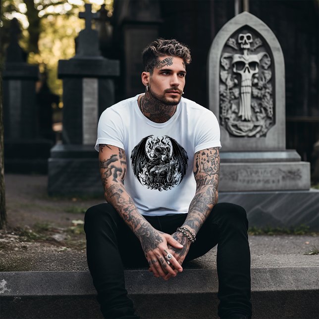 T-shirt Elle-Demon ailée (Créateur téléchargé)