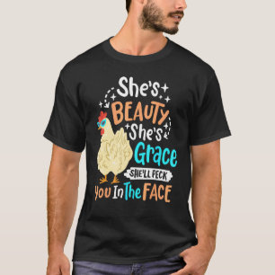 T-shirt Elle est belle, elle est gracieuse - Fermière et a