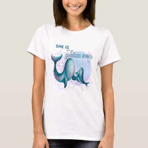 T-shirt elle est ma mer calme