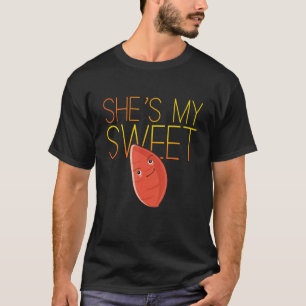 T-shirt Elle est ma patate douce Je Yam Set Couples Thanks