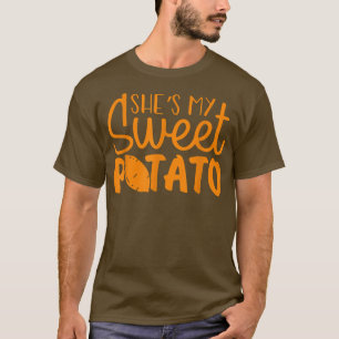 T-shirt Elle est ma pomme de terre douce I Yam Thanksgivin
