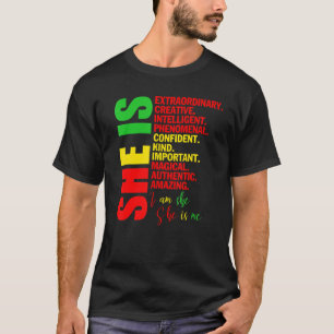 T-shirt Elle est Magique Unapologetic Femmes Africaines No