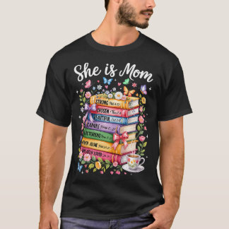 T-shirt Elle est maman chrétienne maman verset biblique fê
