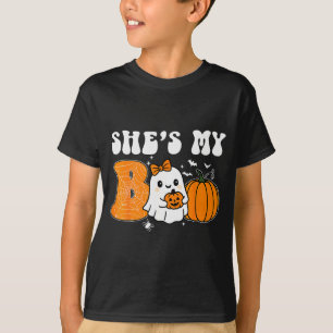 T-shirt Elle est mon Boo Drôle de couples assortis Hallowe
