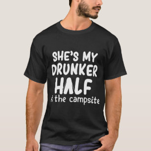 T-shirt elle est mon drunker demi à l'amie de terrain de