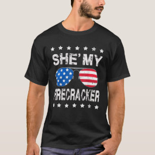 T-shirt Elle est mon pétard Son et ses 4 Juillet Matchine