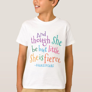 T-shirt Elle est Shakespeare féroce