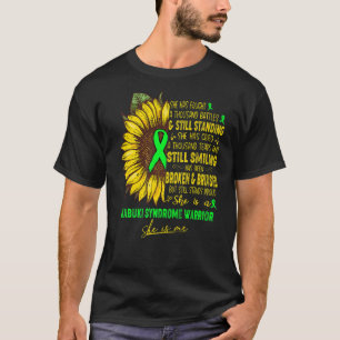 T-shirt Elle Est Une Guerrière Du Syndrome Kabuki Elle Est