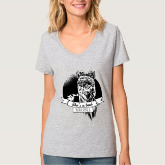 T-shirt Elle est une mauvaise mama alpaga