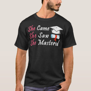 T-shirt Elle Est Venue, Elle A Vu Qu'Elle Maîtrisait Des D