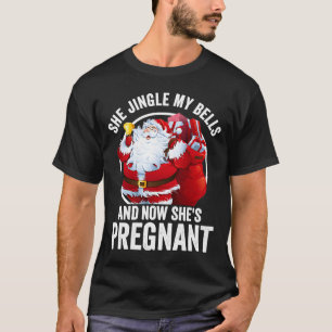 T-shirt Elle Jingle My Bells Et maintenant elle est encein