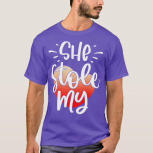 T-shirt Elle M'A Volé Le Coeur