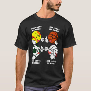 T-shirt Elle M'Aime Plus De Football De Football De Footba