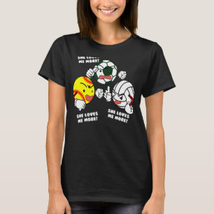 T-shirt Elle M'Aime Plus De Football-Soccer Volleyball Pla