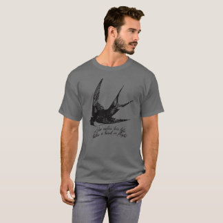 T-SHIRT ELLE ORDONNE SA VIE COMME UN OISEAU EN VOL