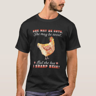 T-shirt Elle Peut Être Mignonne. Elle Peut Être Douce Vête