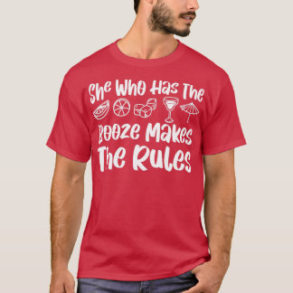 T-shirt Elle qui a le bâton fait les règles 2