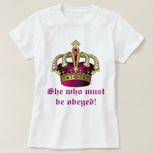 T-shirt Elle qui doit être obéie