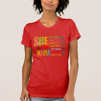 T-shirt Elle soutient la Bible de Maman Foi