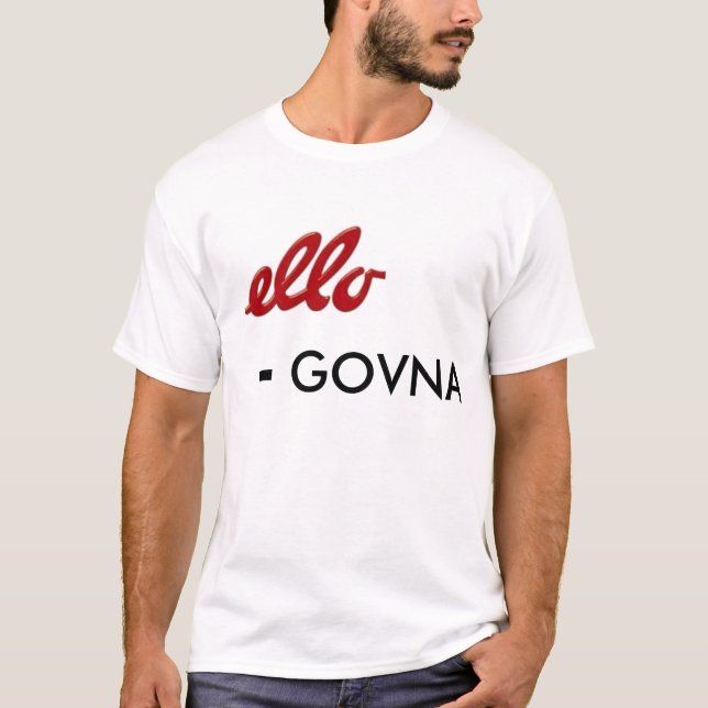 T-shirt ello, GOVNA, - (Devant)