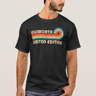 T-shirt ELLSWORTH Nom Retro Vintage 80s 90s Anniversaire R
