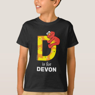 T-shirt Elmo Alphabet   D Canard