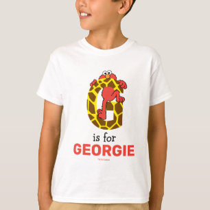 T-shirt Elmo Alphabet   G Giraffe
