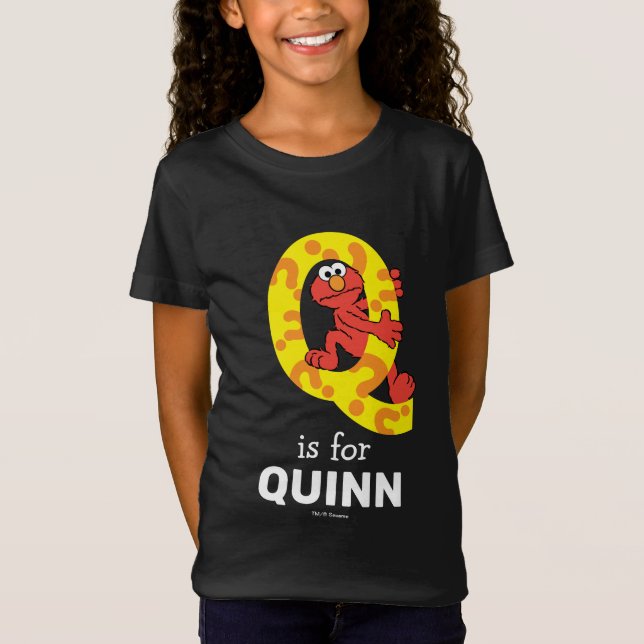 T-Shirt Elmo Alphabet | Point de question Q (Devant)