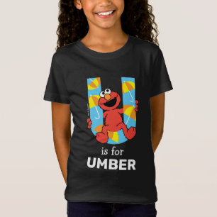 T-Shirt Elmo Alphabet   U Parapluie