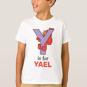 T-shirt Elmo Alphabet   Y Violet