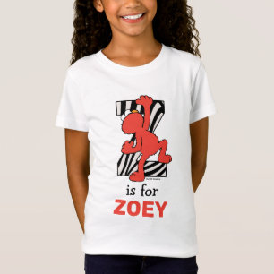 T-Shirt Elmo Alphabet Z Zebra