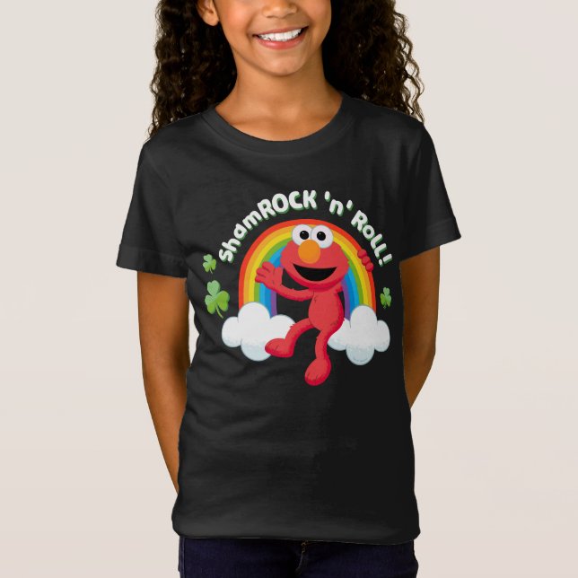 T-Shirt Elmo | Arc en arc-en-ciel shamrock 'n' (Devant)