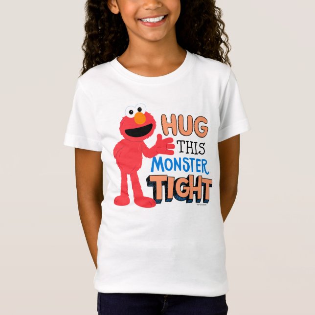 T-Shirt Elmo | Enserrez ce monstre serré (Devant)